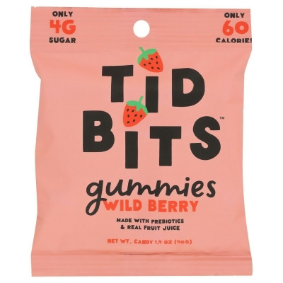 Tidbits Candy KHCH02309364 1.4 oz Wild Berry Gummies 
