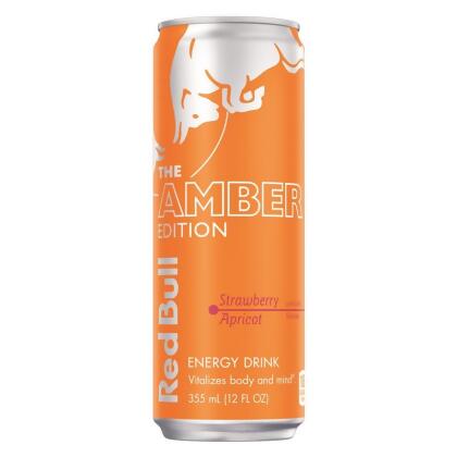 Red Bull 123993 12 oz Amber Edition Red Bull Energy Drink