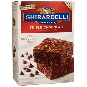 UPC 100412483672 product image for Ghirardelli 100412483672 7.5 lbs Triple Chocolate Brownie Mix - All | upcitemdb.com