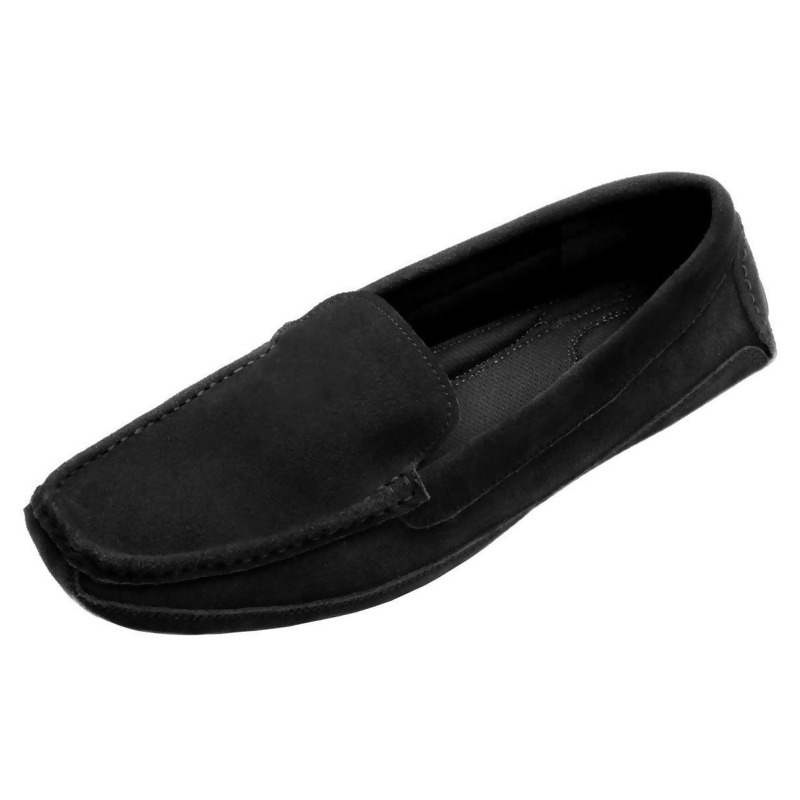 black suede drivers