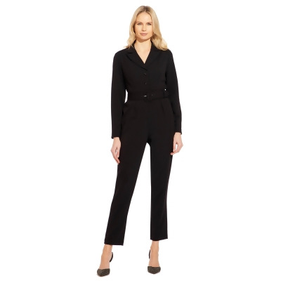 long sleeve tuxedo jumpsuit