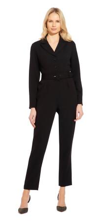 tuxedo jumpsuit long sleeve