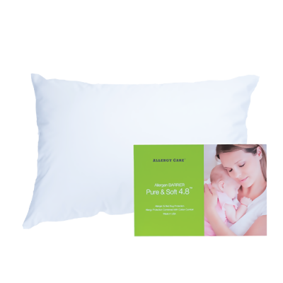 Pure & Soft 4.8 純棉防塵蟎枕頭套 - 小童枕頭套（36x55cm） 