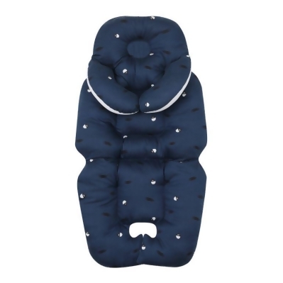 Hugpapa香蕉形頸枕嬰兒車坐墊-深藍色 