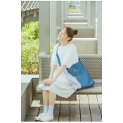 FNG回收膠樽環保袋(長肩帶款,可斜背)|100%回收膠樽製作-深海 FNG回收膠樽環保袋(長肩帶款,可斜背)|100%回收膠樽製作-深海