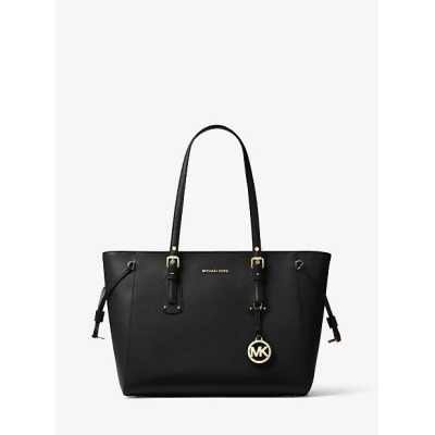 voyager crossgrain leather tote