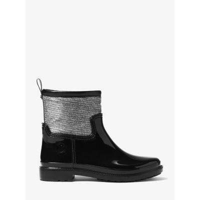 michael kors blakely glitter rain boots