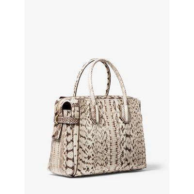 mercer snakeskin tote