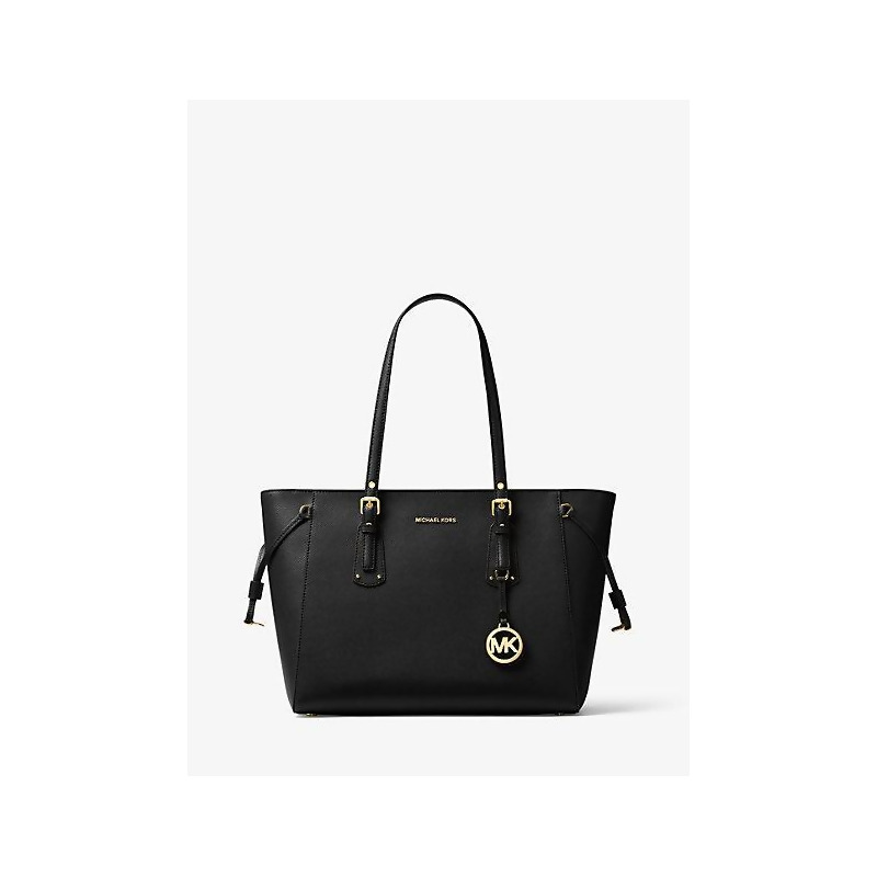 michael kors voyager medium leather tote