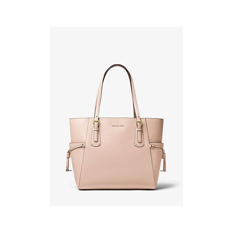 voyager small crossgrain leather tote bag