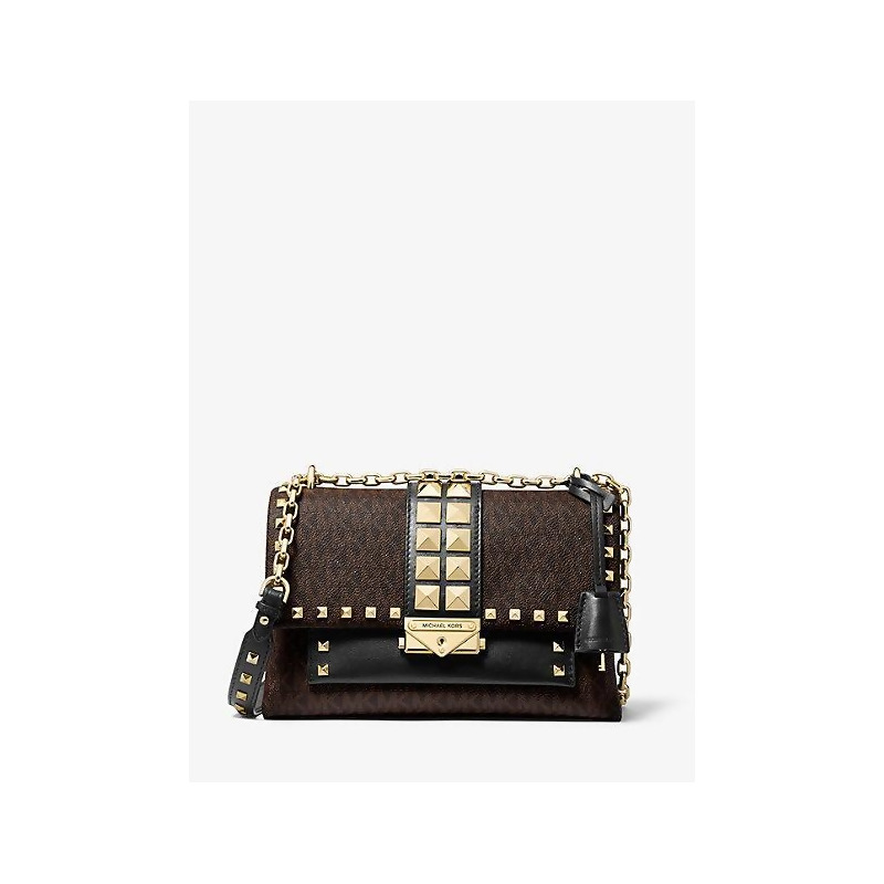 cece medium studded logo and leather convertible shoulder bag