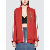 MSGM Embroidered Track Jacket MSGM Embroidered Track Jacket