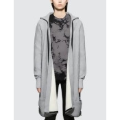 Unravel Project Terry B Hoodie Open Cape Unravel Project Terry B Hoodie Open Cape