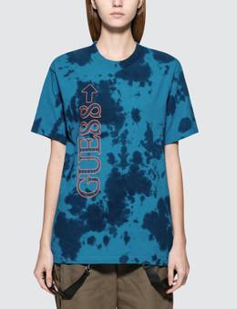 tie dye guess t shirt