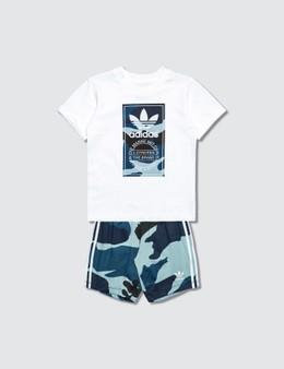 Adidas Originals Camo T-Shirt Set from 