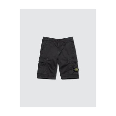 stone island badge shorts