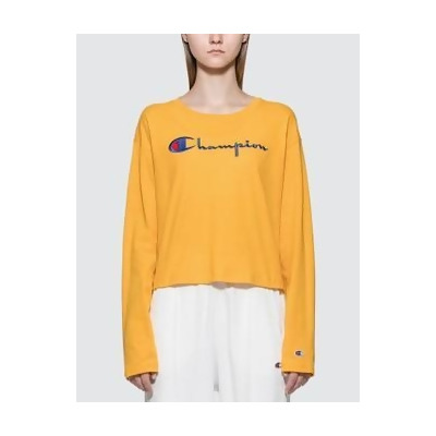 long sleeve champion shirt yellow