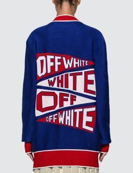 off white flag cardigan