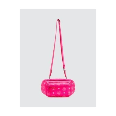 mcm neon pink crossbody