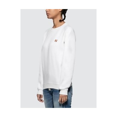 maison kitsune fox head patch sweatshirt