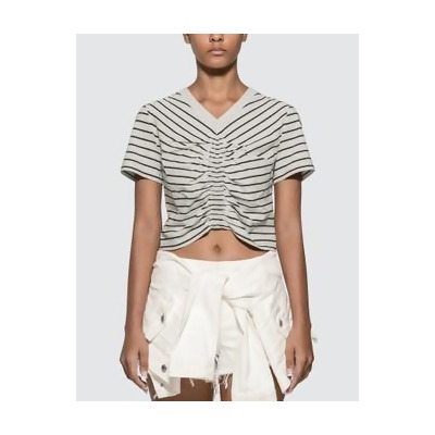 Alexander Wang T Wash Go Stripe Ruched Crop T Shirt From Hbx Fashion Singapore At Shop Com Sg