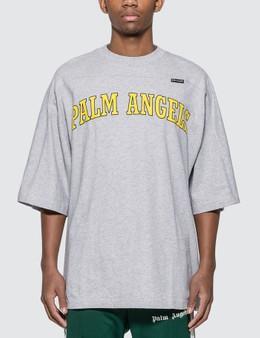 palm angels oversized logo t shirt