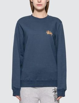 stussy basic logo sweatshirt