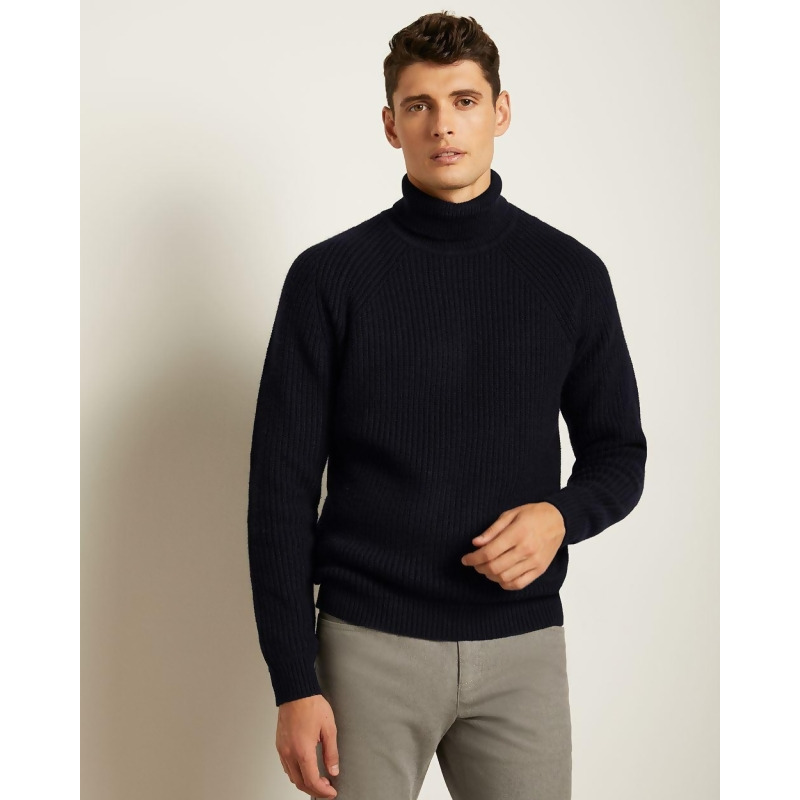knitted turtleneck sweater men
