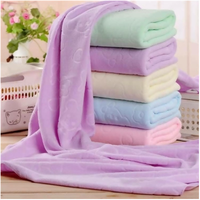 三秒快速乾大浴巾 吸水浴巾 大毛巾 多色快乾浴巾 紫色Quick-drying Purple Bath Towel, Water Absorbent, Large towel, For Body&Hair, Comfortable, Soft 