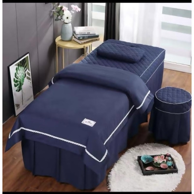 [單床罩一件] 美容院 顏色任選 [粉 灰 深藍 紫 淺綠 淺紫 ] 床包 美容床 SPA 床包組 美容床罩 法蘭絨 床包 混棉 質感好 