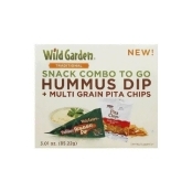 Wild Garden Snack Pack, to Go!, Traditional Hummus, Sea Salt Pita Chips, 3.1 OZ (Pack of 6) Wild Garden Snack Pack, to Go!, Traditional Hummus, Sea Salt Pita Chips, 3.1 OZ (Pack of 6)