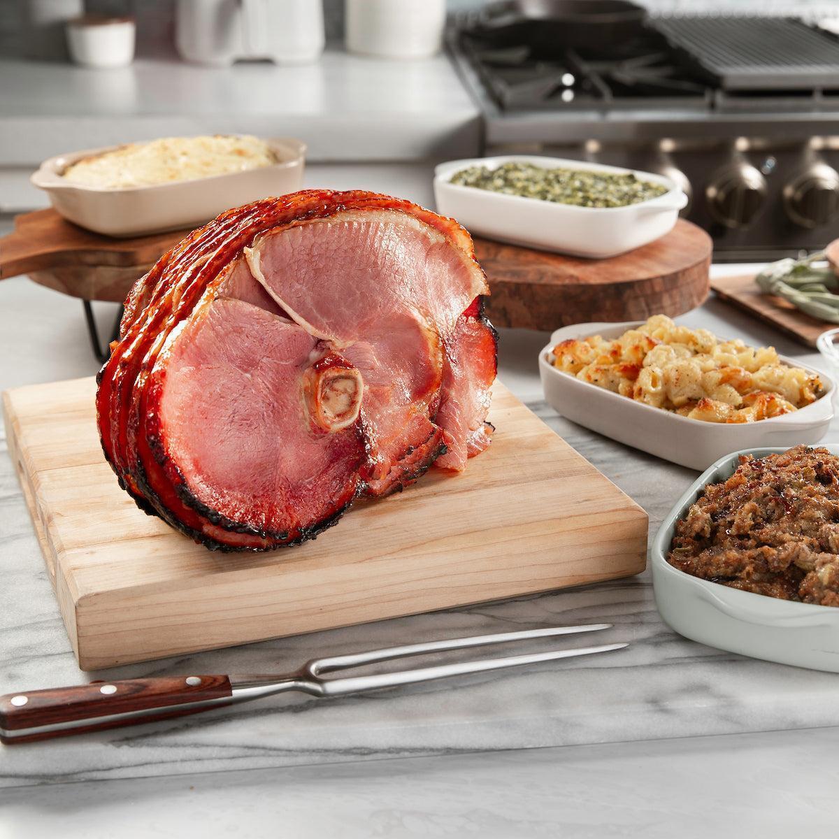 Rastelli’s Spiral Ham Meal with 4 Side Dishes, Serves 8, Holiday Meal