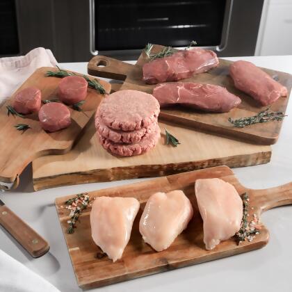 Rastelli's Burger, Steak and Chicken Grilling Bundle Pack 