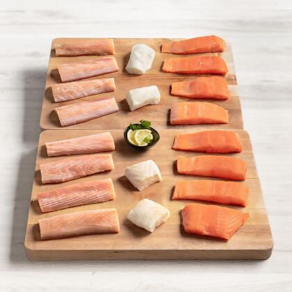 Rastelli's Seafood Trio: Salmon, Mahi, Seabass 