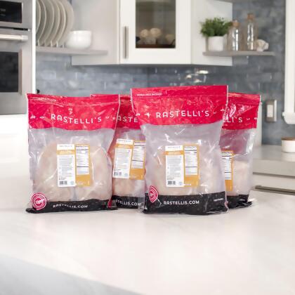 Rastelli's Antibiotic Free Boneless Chicken Breasts, 6 oz. Portions alternate image