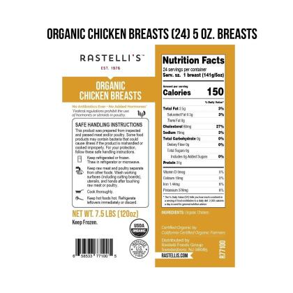 Rastelli's Organic Chicken Breasts alternate image