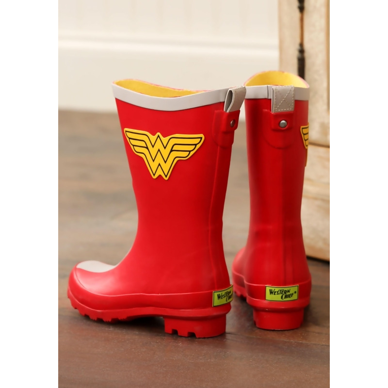 wonder woman rain boots