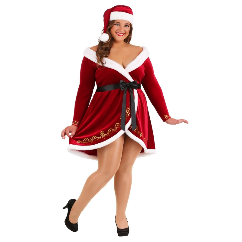 Women S Sexy Mrs Claus Plus Size Costume Seasons Costume From