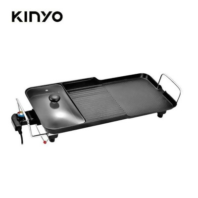 KINYO 多功能電烤盤BP-30 (燒烤盤/烤肉/油切設計) 