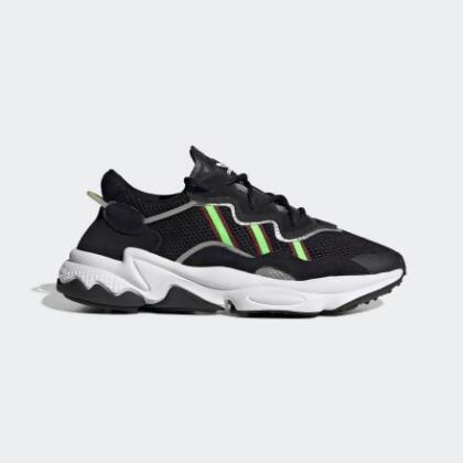 adidas ozweego black solar green