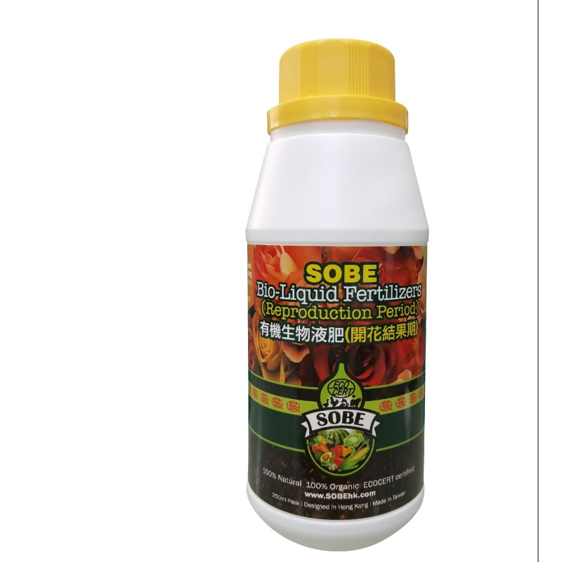 Sobe Bio Liquid Fertilizers Reproduction Period 有機生物液肥 開花結果期 From Sobe 有機 100 天然產品 網上商店 At Shop Com Hk