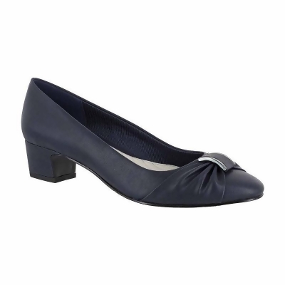 navy medium heel shoes