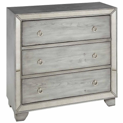Madison Park Amelia 3 Drawer Mirrored Chest 79082390018 From