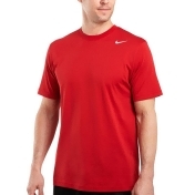 Nike Short Sleeve Crew Neck T-Shirt, Men's, Gym Red, Size X-large Nike Short Sleeve Crew Neck T-Shirt, Men's, Gym Red, Size X-large