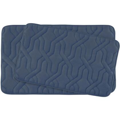 blue bathroom mat sets