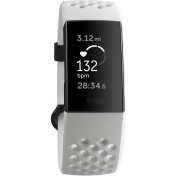 Fitbit Charge 3 Unisex White Smart Watch-Fb410gmwt Fitbit Charge 3 Unisex White Smart Watch-Fb410gmwt