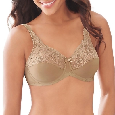 Bali Lilyette Comfort Lace Underwire Minimizer Bra 0428 Womens