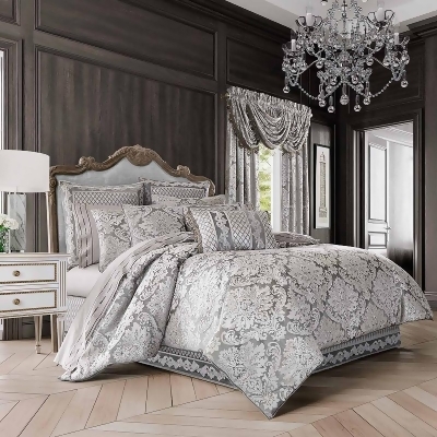 Queen Street Blair 4 Pc Comforter Set Silver From Jcpenney At
