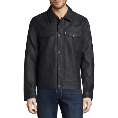 levi's faux leather jacket mens