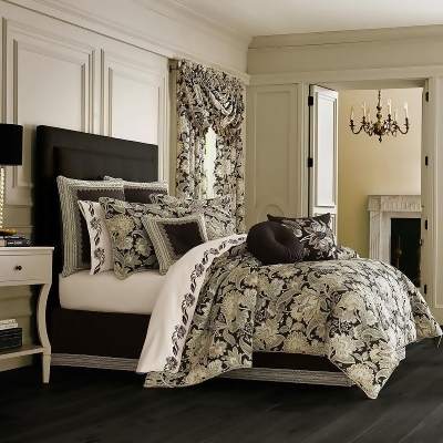 Queen Street Maddock 4 Pc Comforter Set King Black From